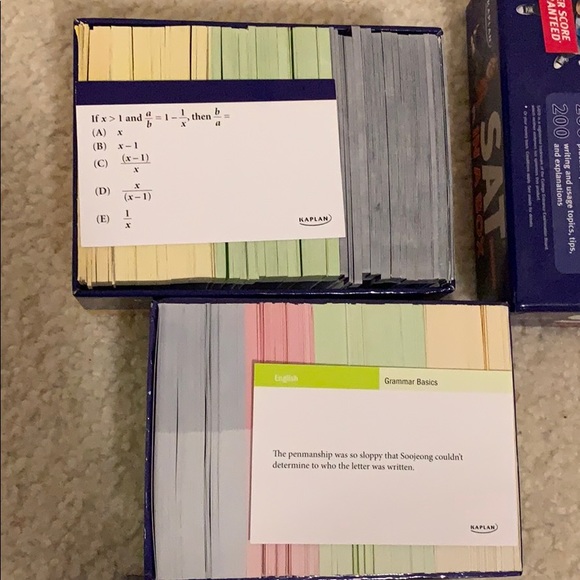 SAT/ ACT flash cards - Picture 3 of 3